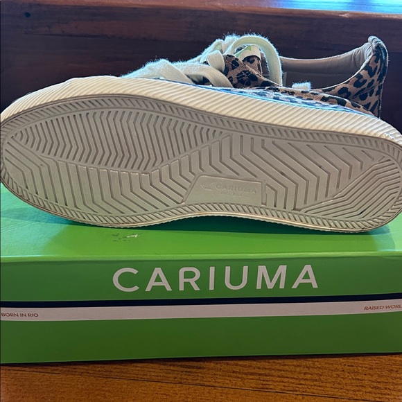 Cariuma Women’s Leopard Print Sneakers - Black and Tan - Picture 5 of 5